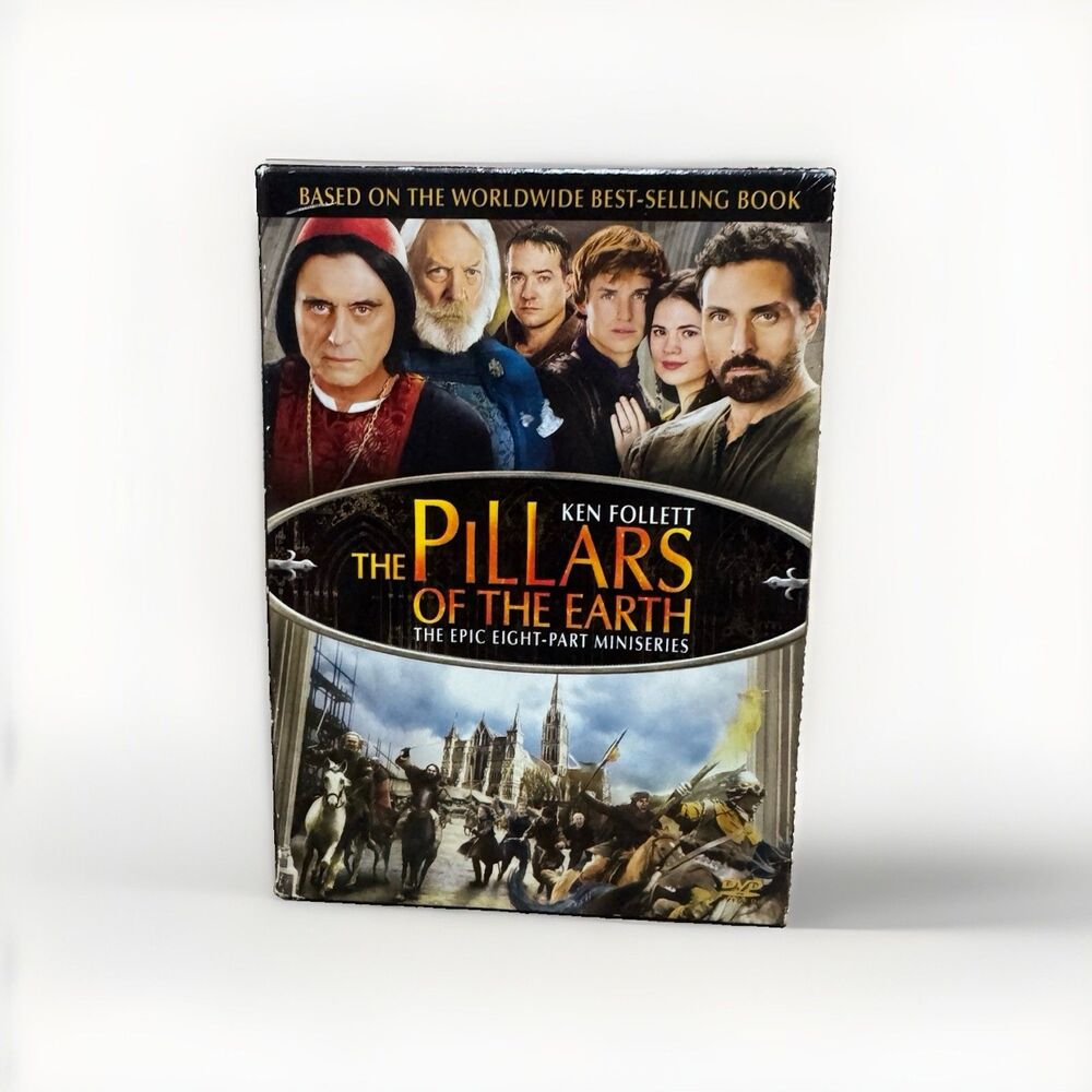 Ken Follett Pillars of the Earth 3 Disc DVD Set 2010 Complete Miniseries
